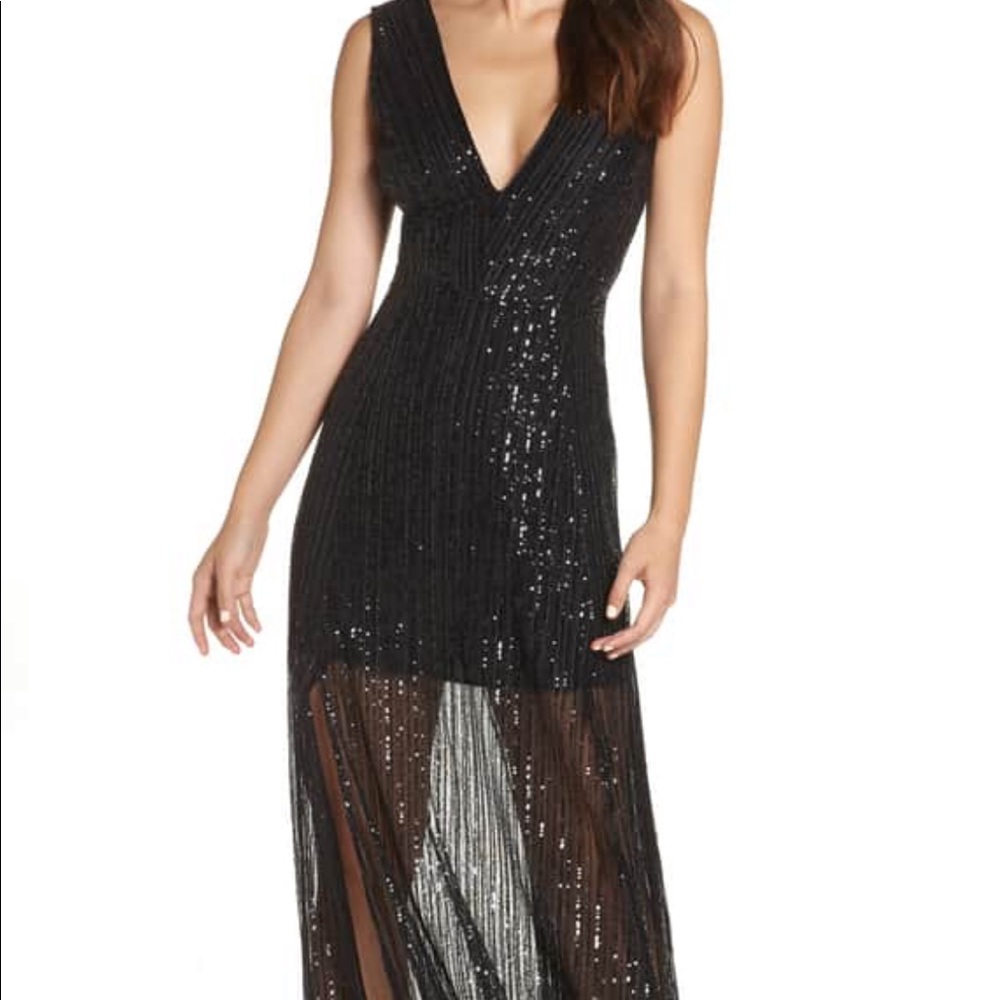 Sequin Long BB Dakota Knockout Dress New Year’s